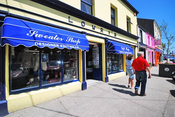 Lowrys sweater shop, Clifden, Connemara